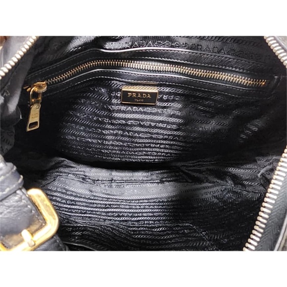 Authentic Prada Tessuto Nylon Hobo Shoulder Bag Black - Picture 7 of 12